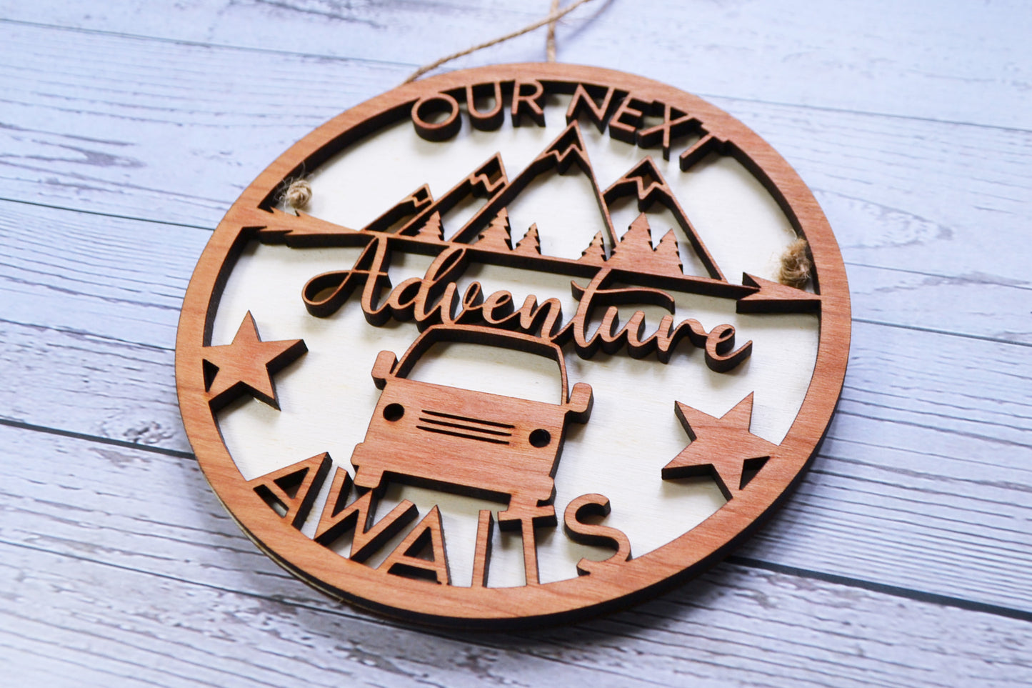 Adventure Awaits - Personalised Plaque/Sign