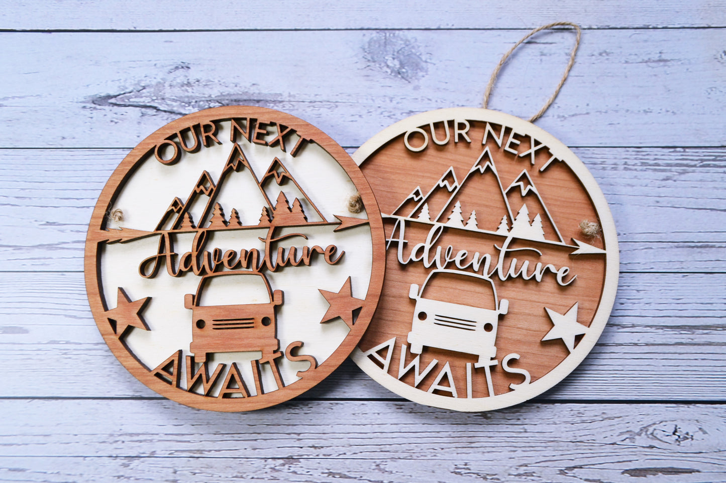 Adventure Awaits - Personalised Plaque/Sign