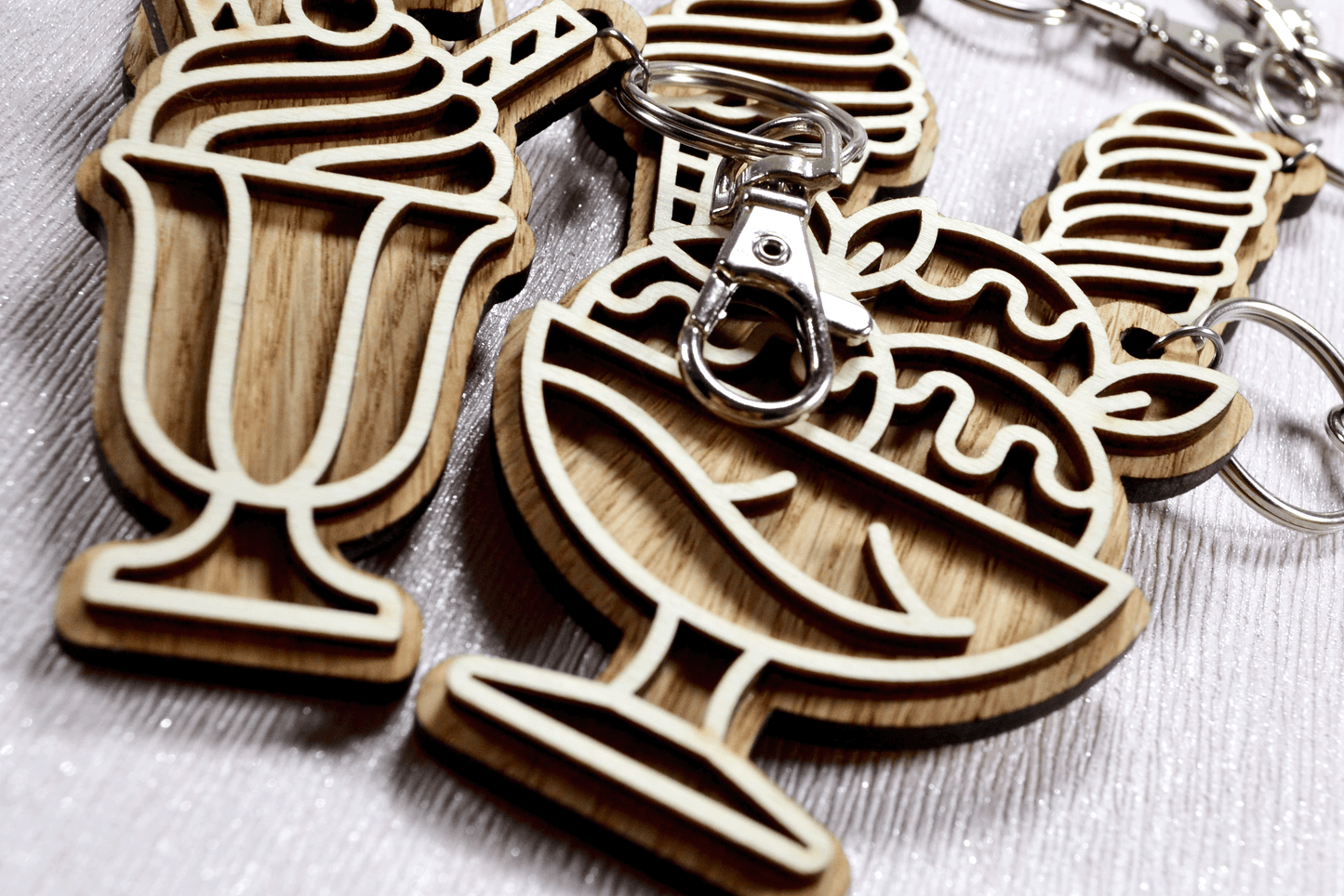 Ice-Cream Keyring