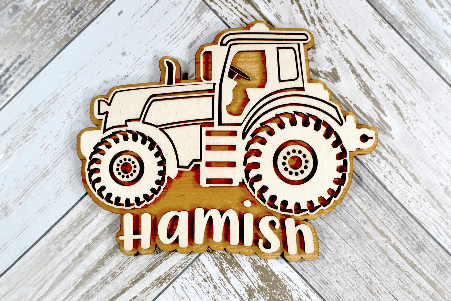 Tractor Name Sign - Door Plaque