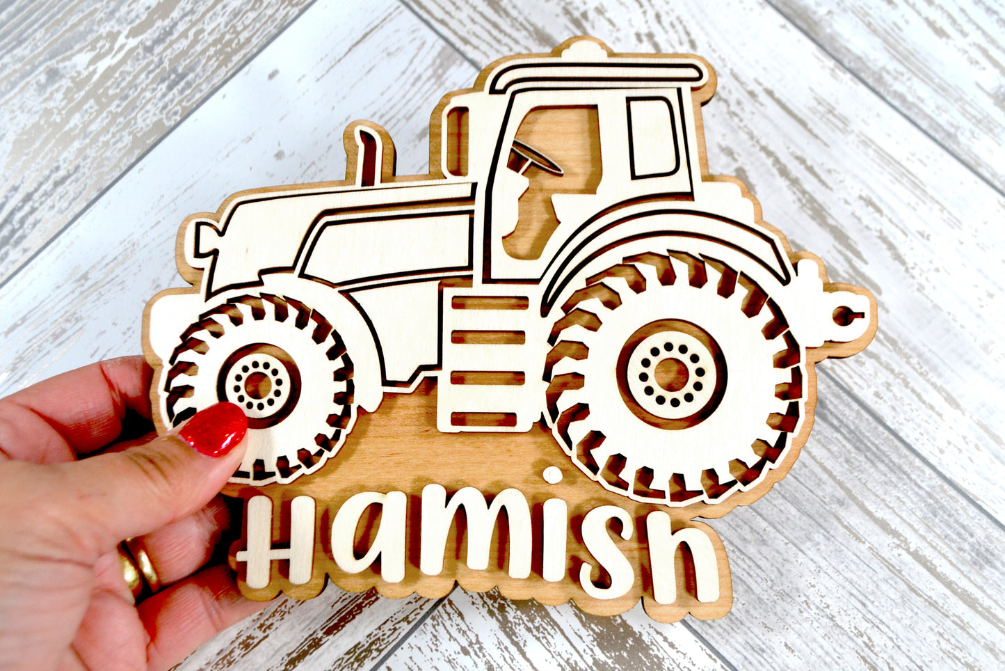 Tractor Name Sign - Door Plaque