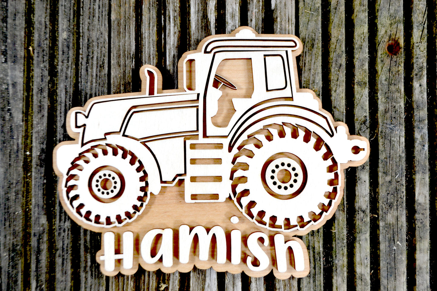 Tractor Name Sign - Door Plaque