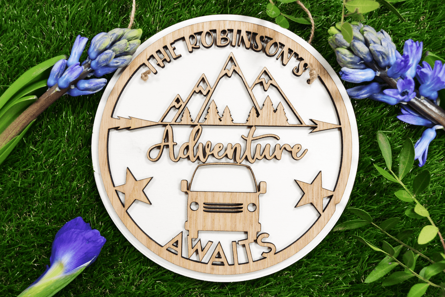Adventure Awaits - Personalised Plaque/Sign