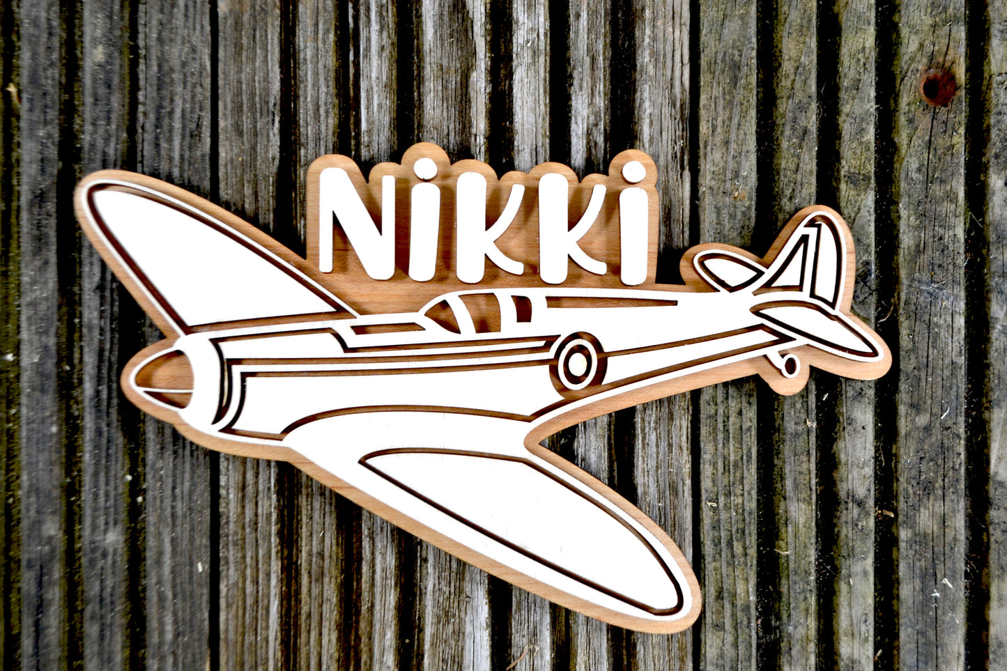 Aeroplane Door Sign - Door Plaque