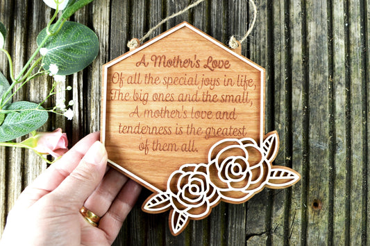 A Mothers Love - Wall plaque