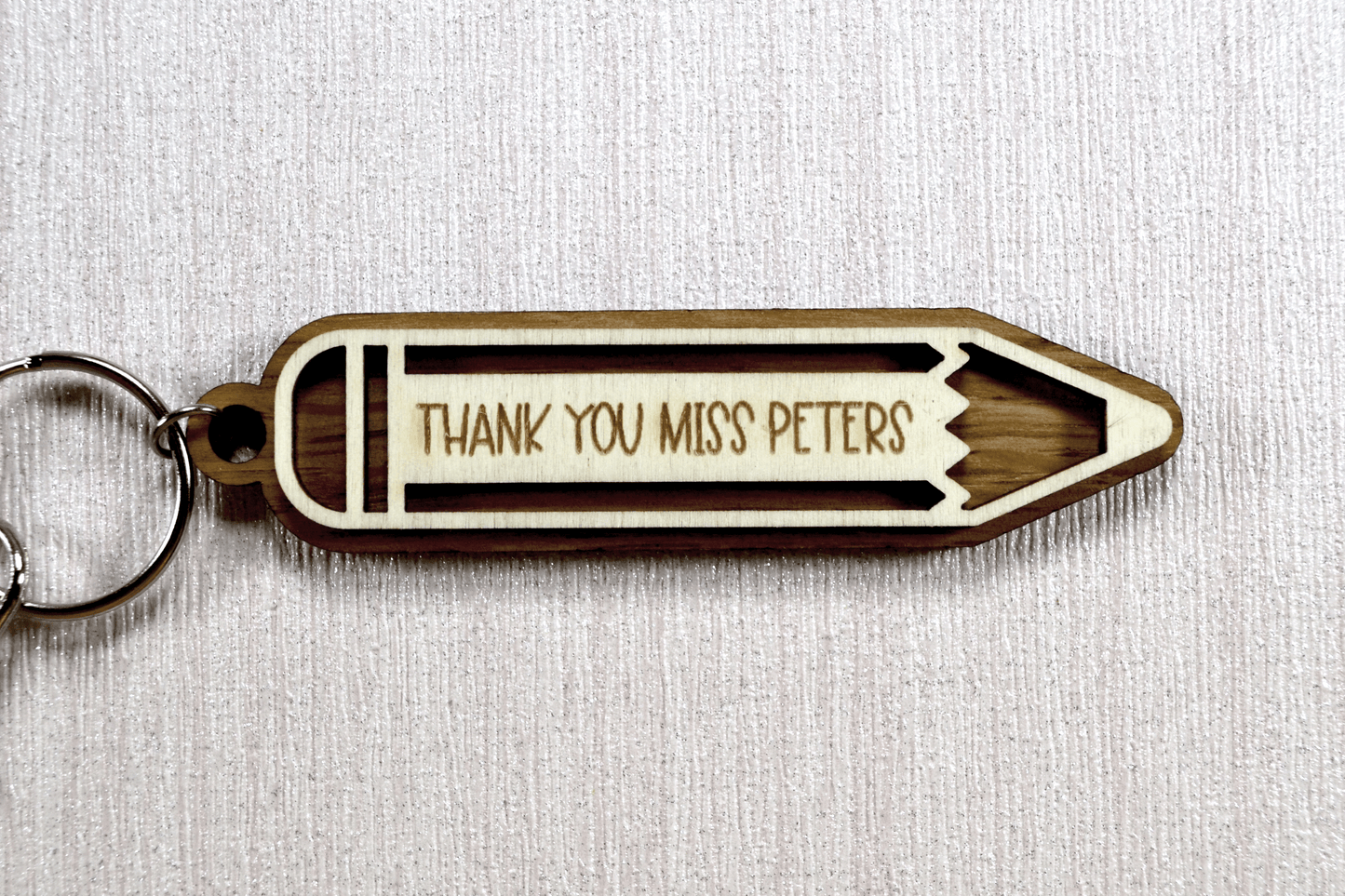 Teacher Thank You Gift - Wooden Pencil