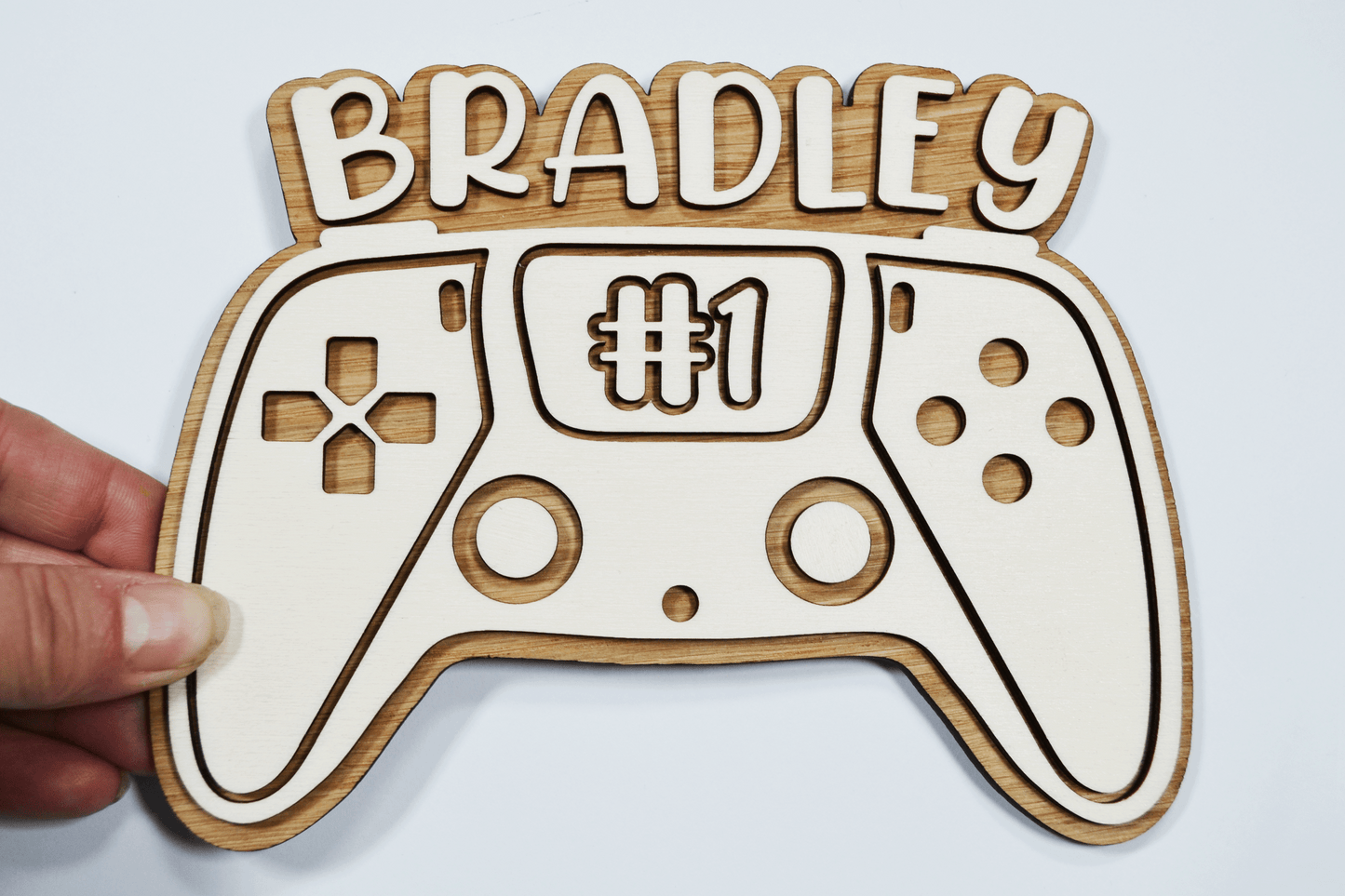 Personalised Boys Door Plaque - Game Controller