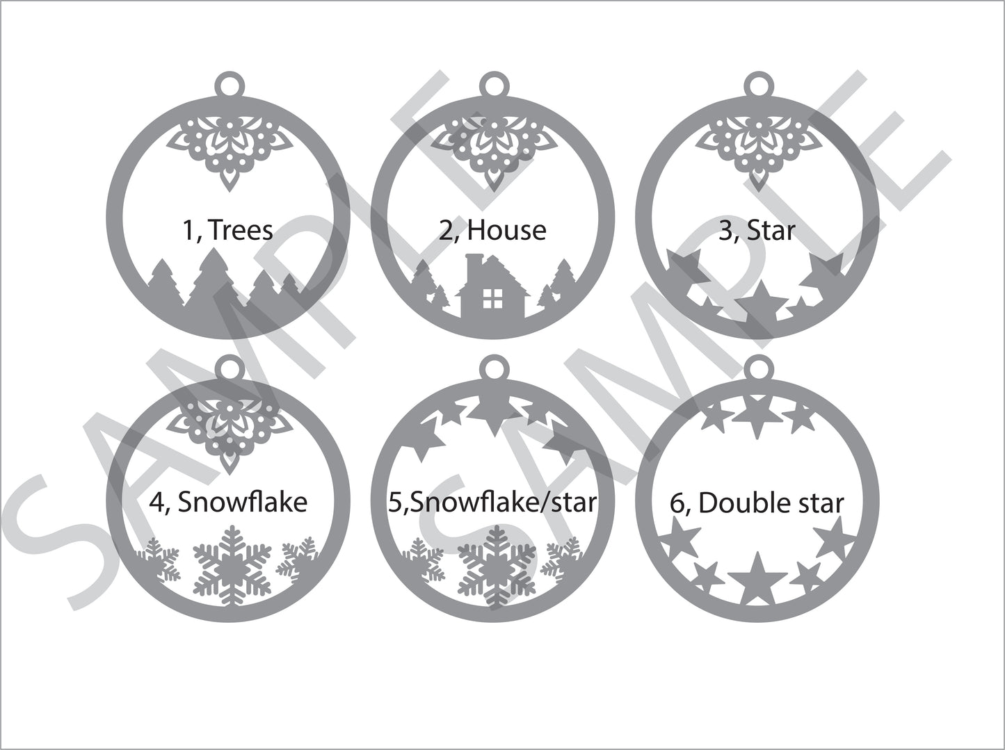 Personalised Wooden Bauble - Christmas Tree Decoration
