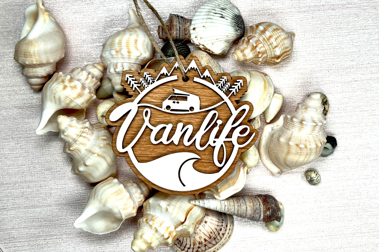 Van Life Miniature - Personalised Wooden Van Plaque