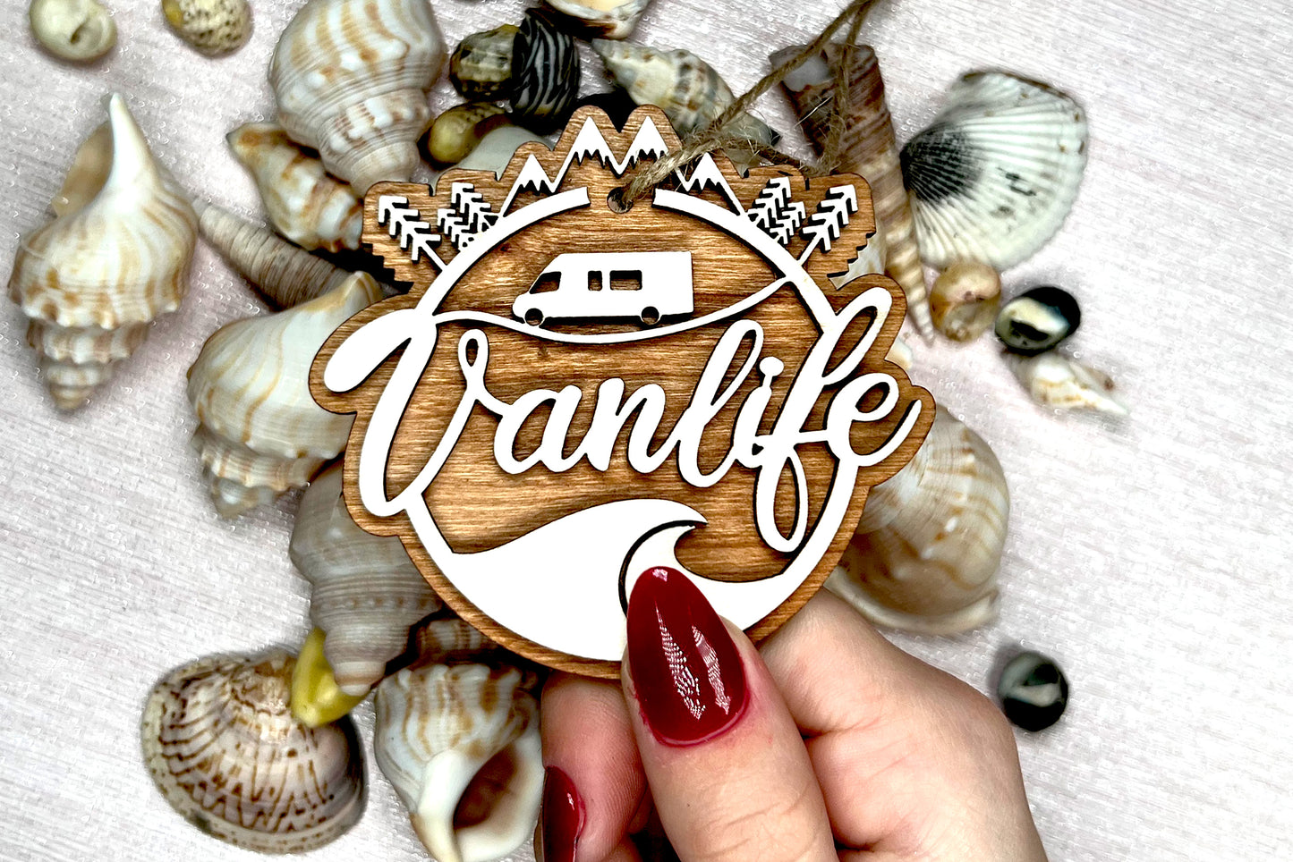 Van Life Miniature - Personalised Wooden Van Plaque