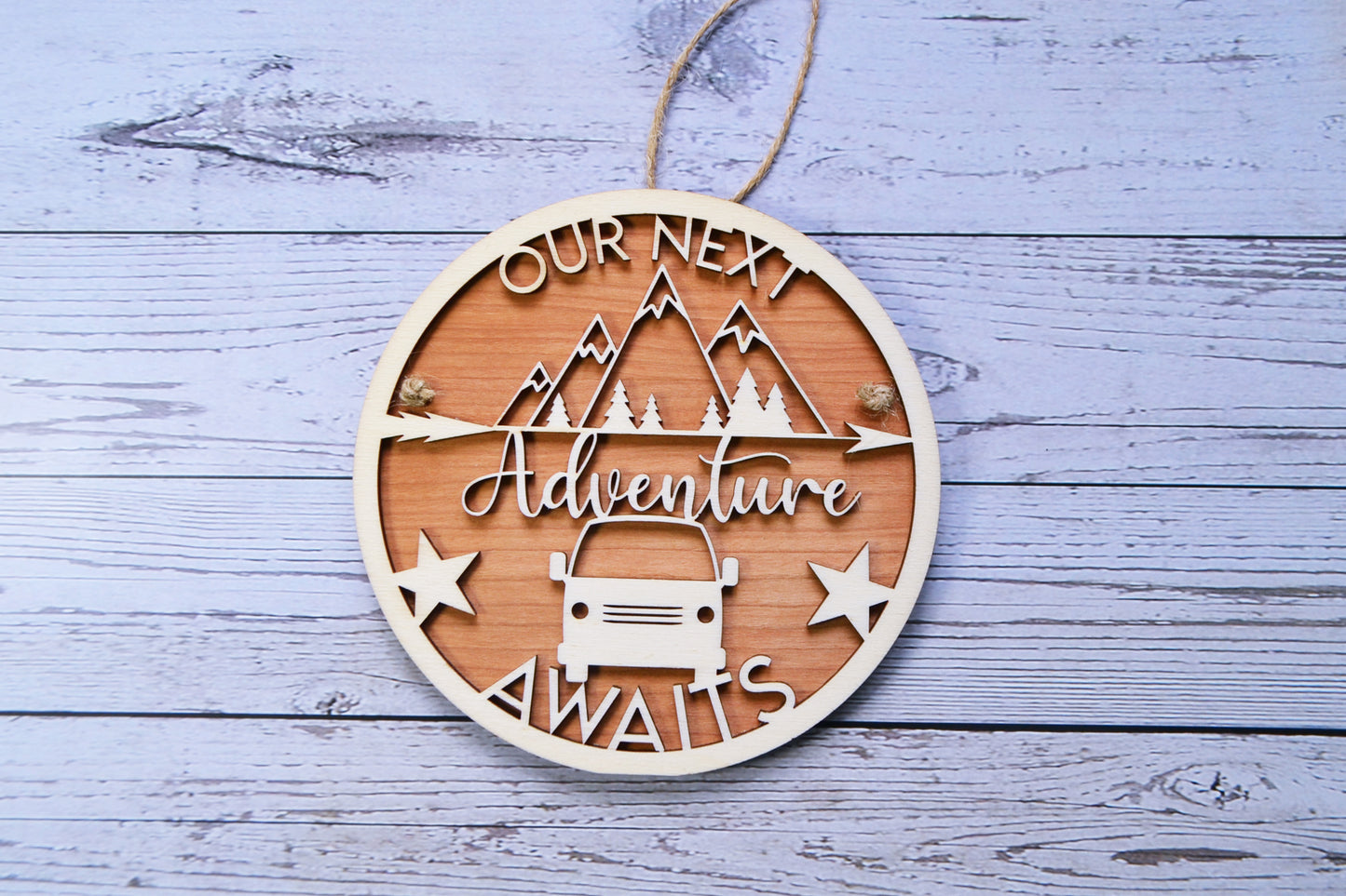 Adventure Awaits - Personalised Plaque/Sign