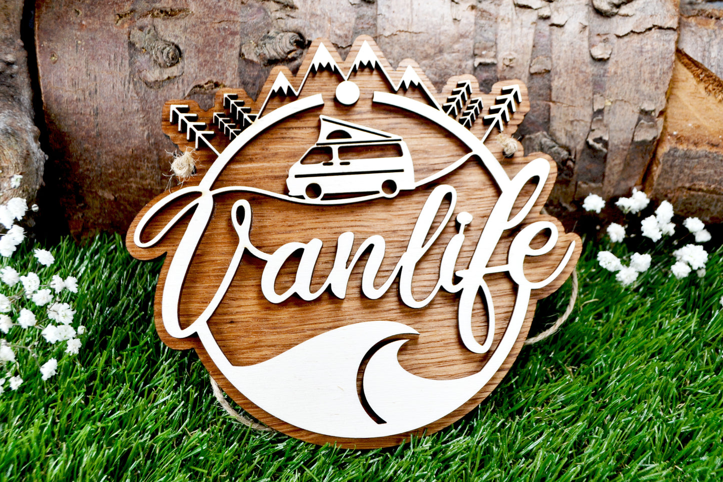 Van Life - Personalised Wooden Van Plaque