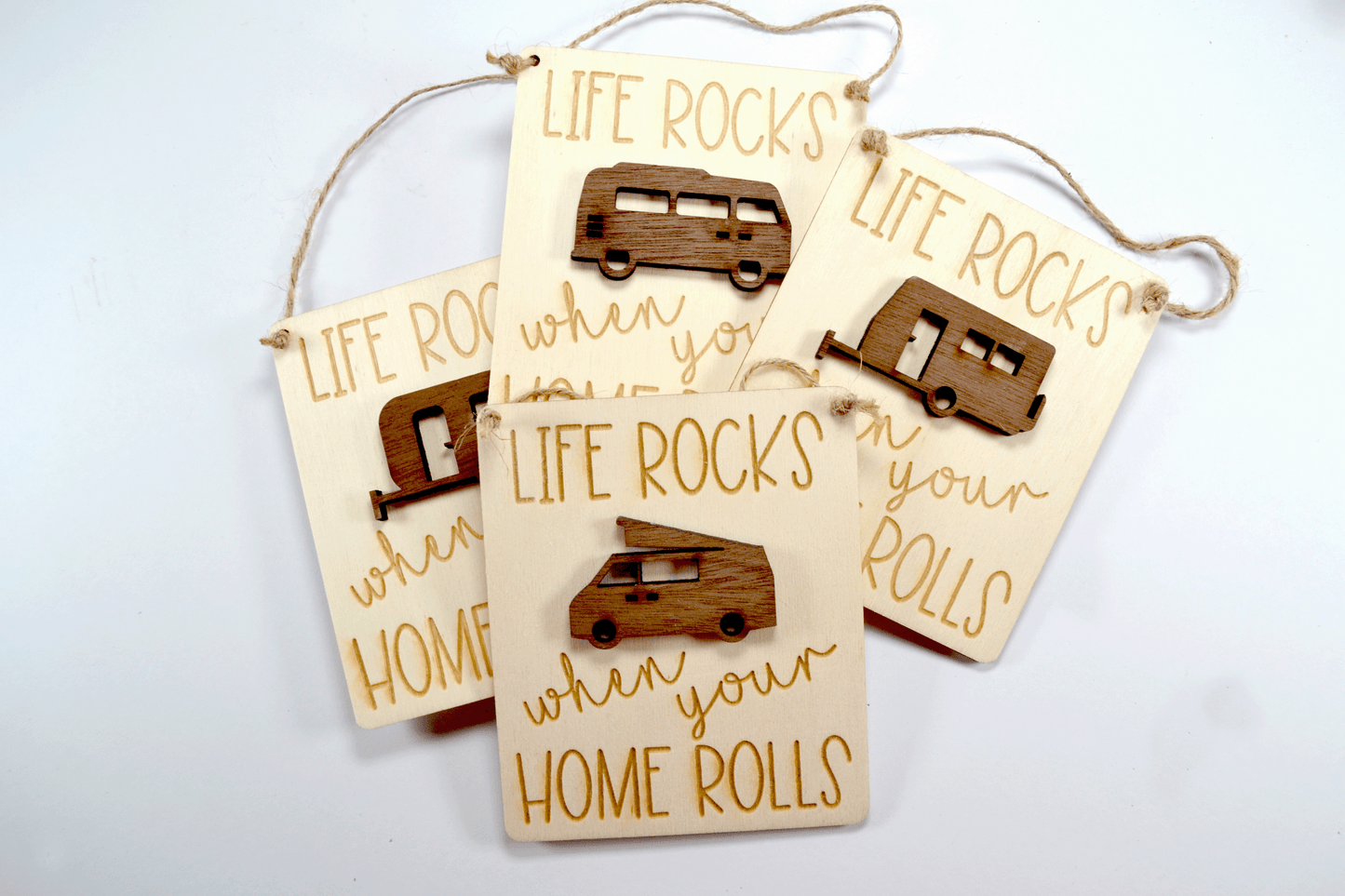 Life Rocks When Your Home Rolls Motorhome Sign