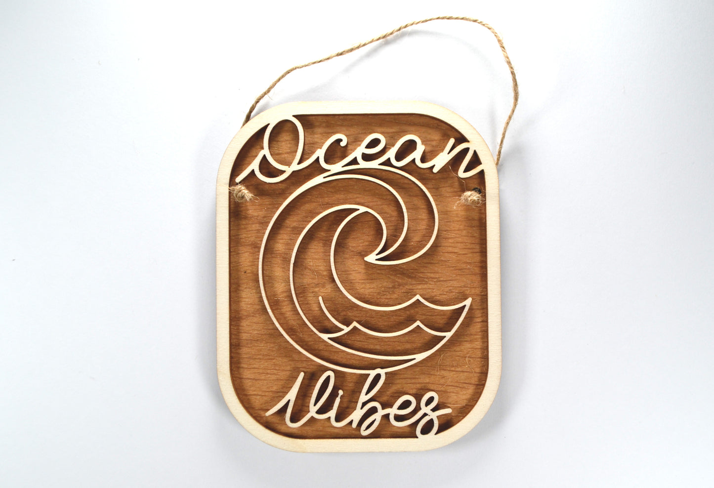 Ocean Vibes Surf Sign