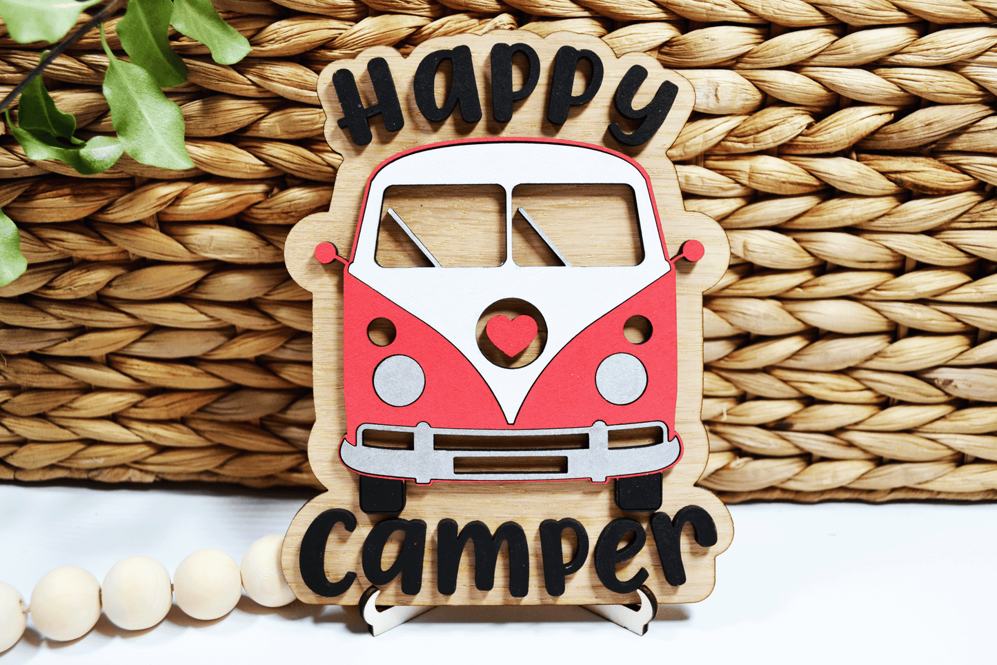 Happy Camper Sign - Camper Van Accessory