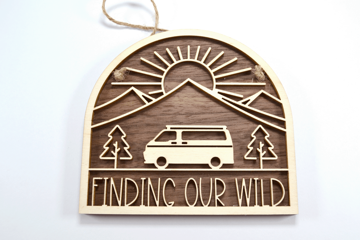 Finding Our Wild Camper Van Plaque