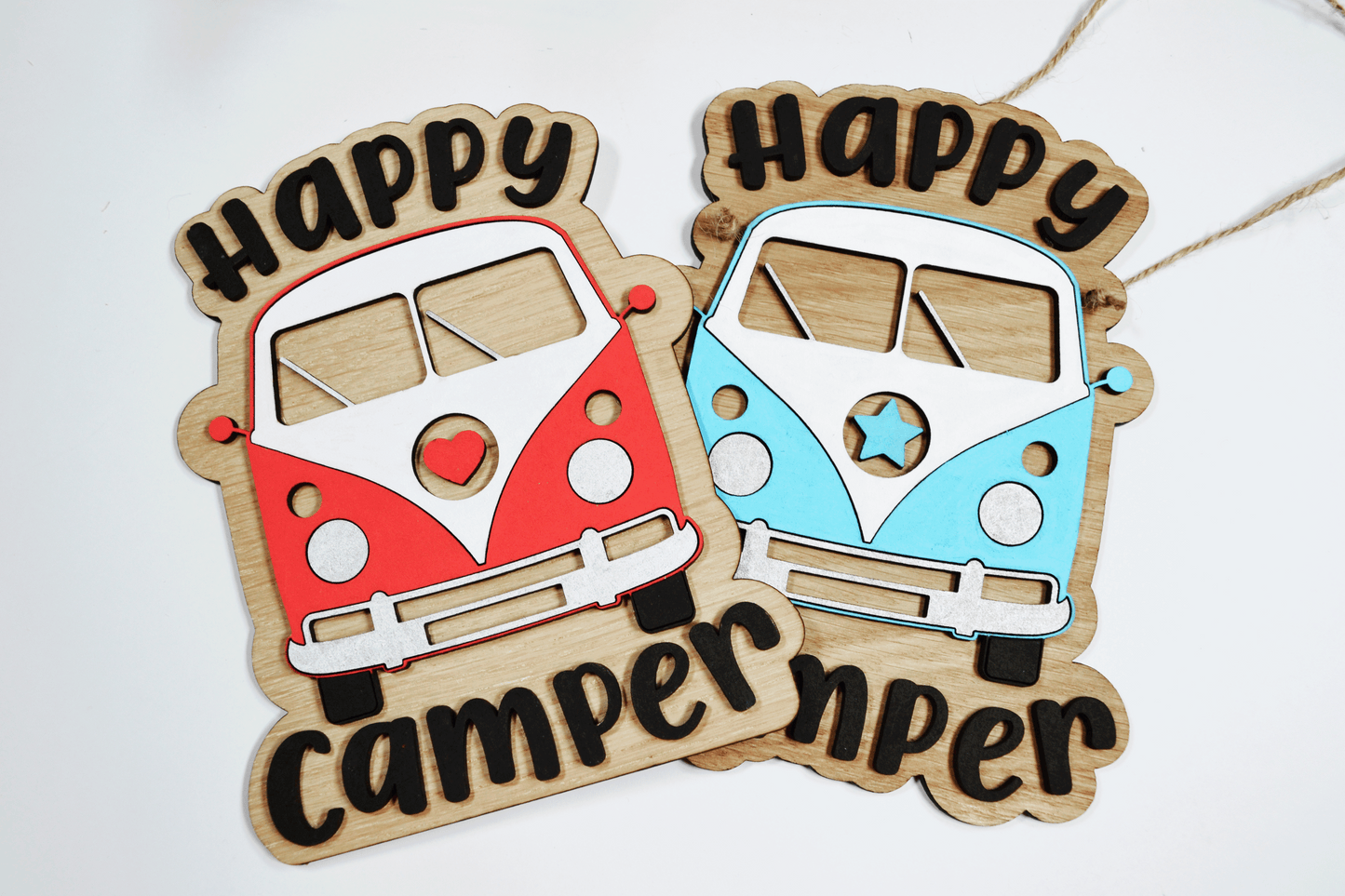 Happy Camper Sign - Camper Van Accessory