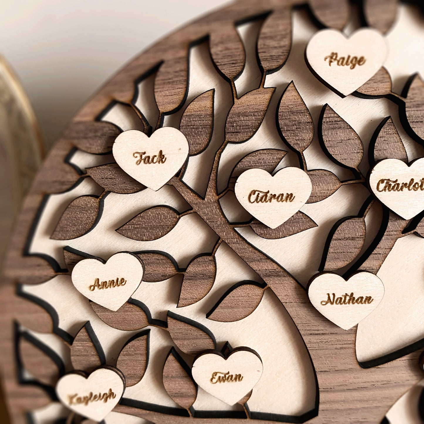 Personalised Family Tree - Round