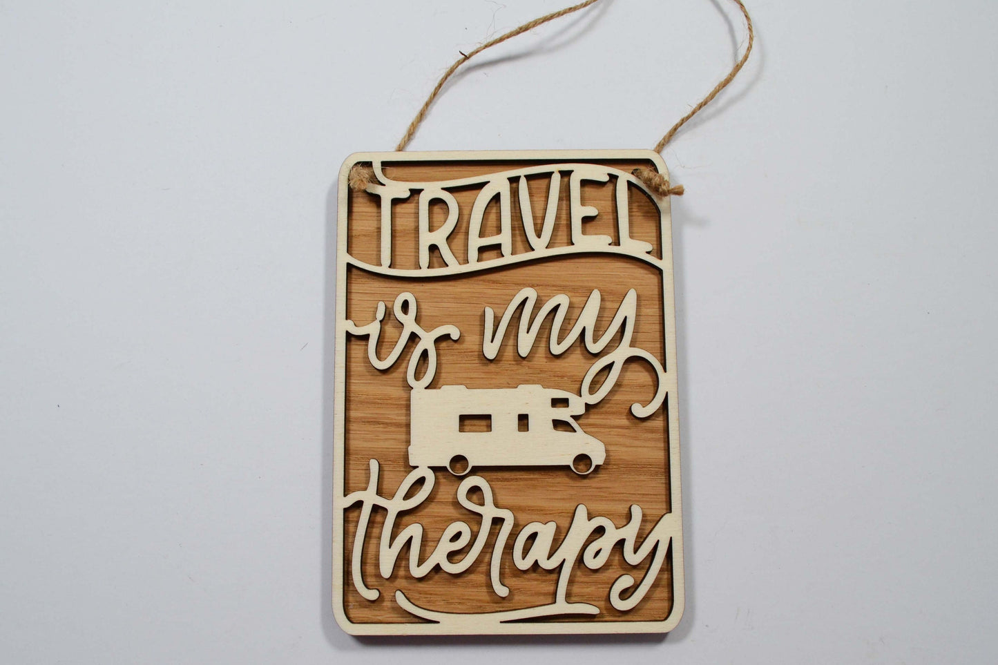 Travel Is My Therapy - Personalised Sign