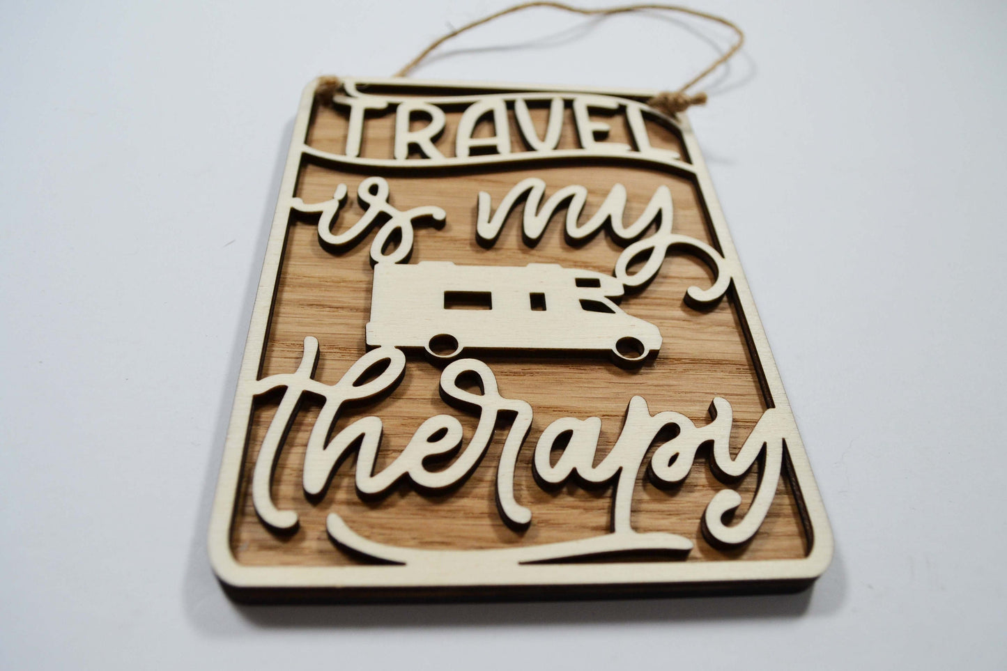 Travel Is My Therapy - Personalised Sign