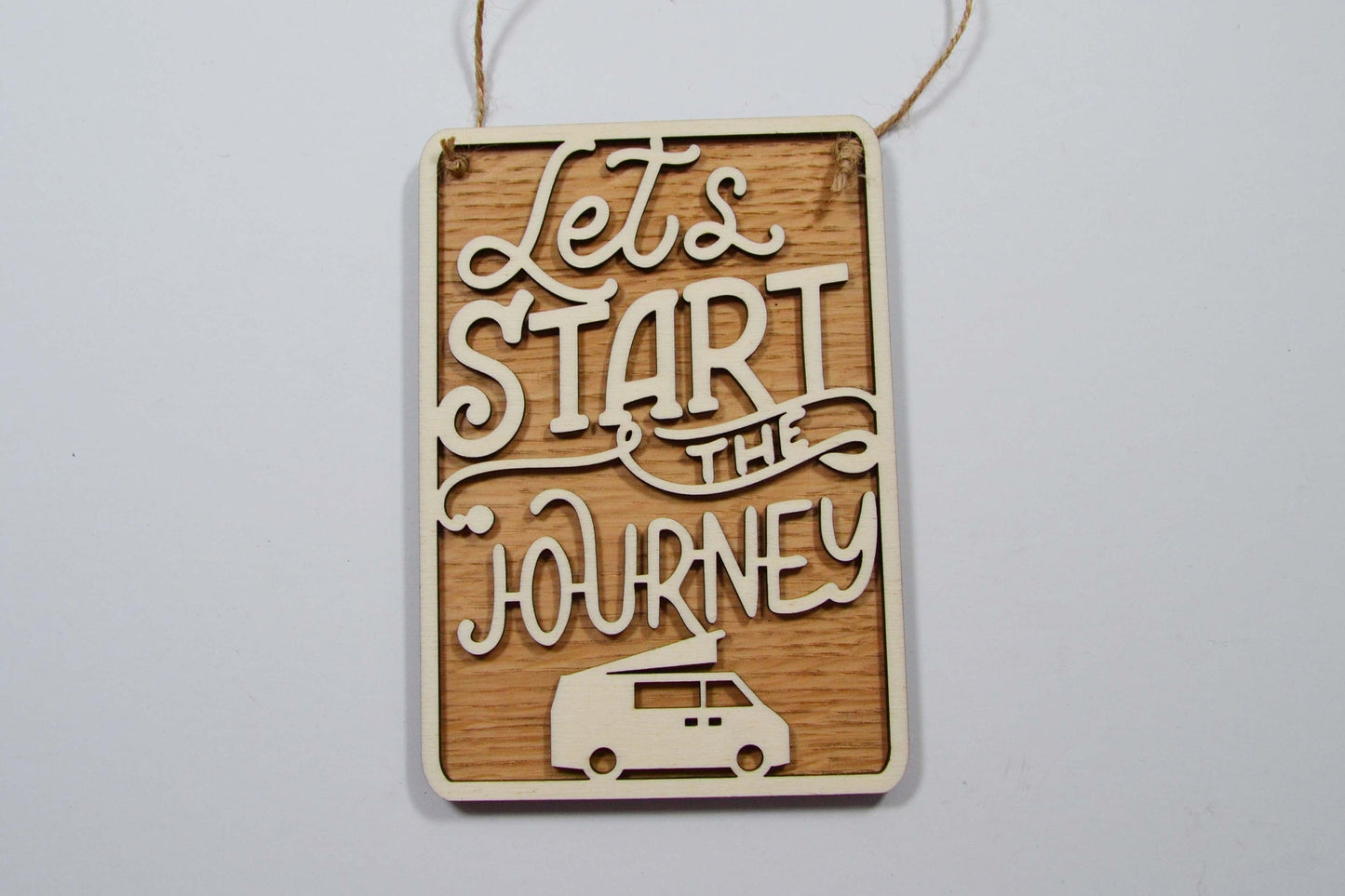 Let's Start The Journey - Personalised Sign