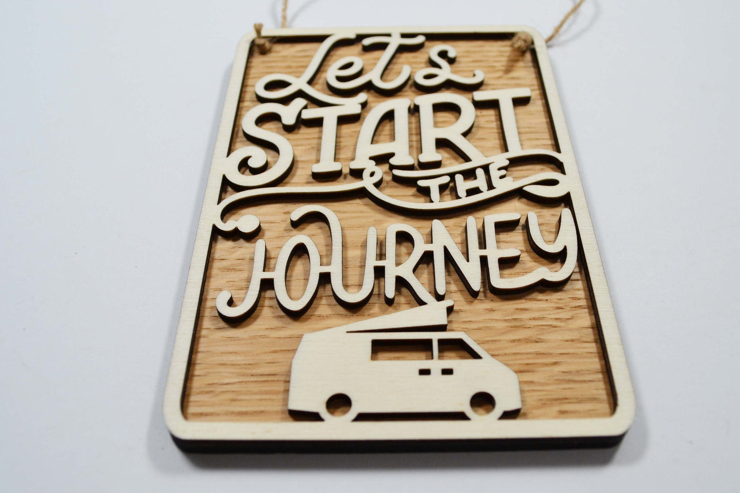 Let's Start The Journey - Personalised Sign